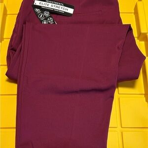 Investments Elite Stretch Trousers in Deep Burgundy